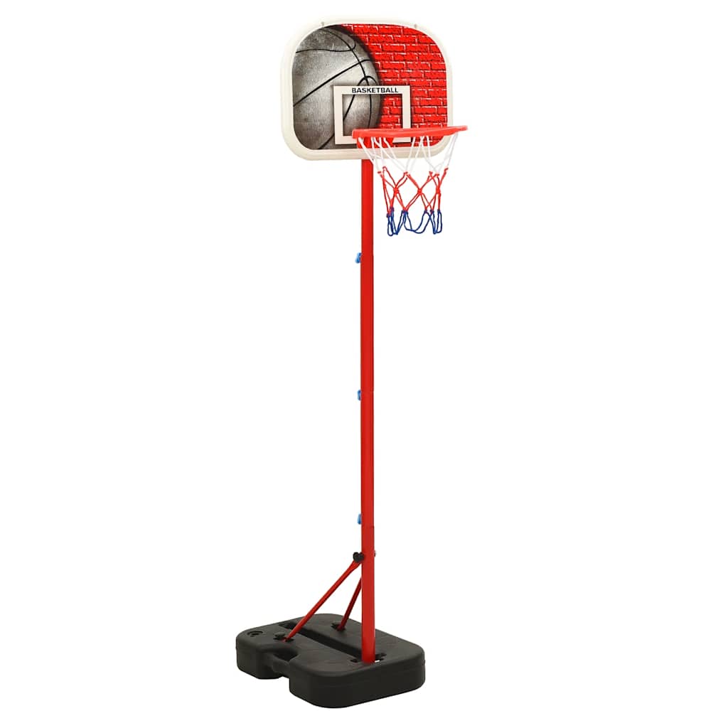 Vidaxl Conjunto de baloncesto portátil ajustable 138.5-166 cm