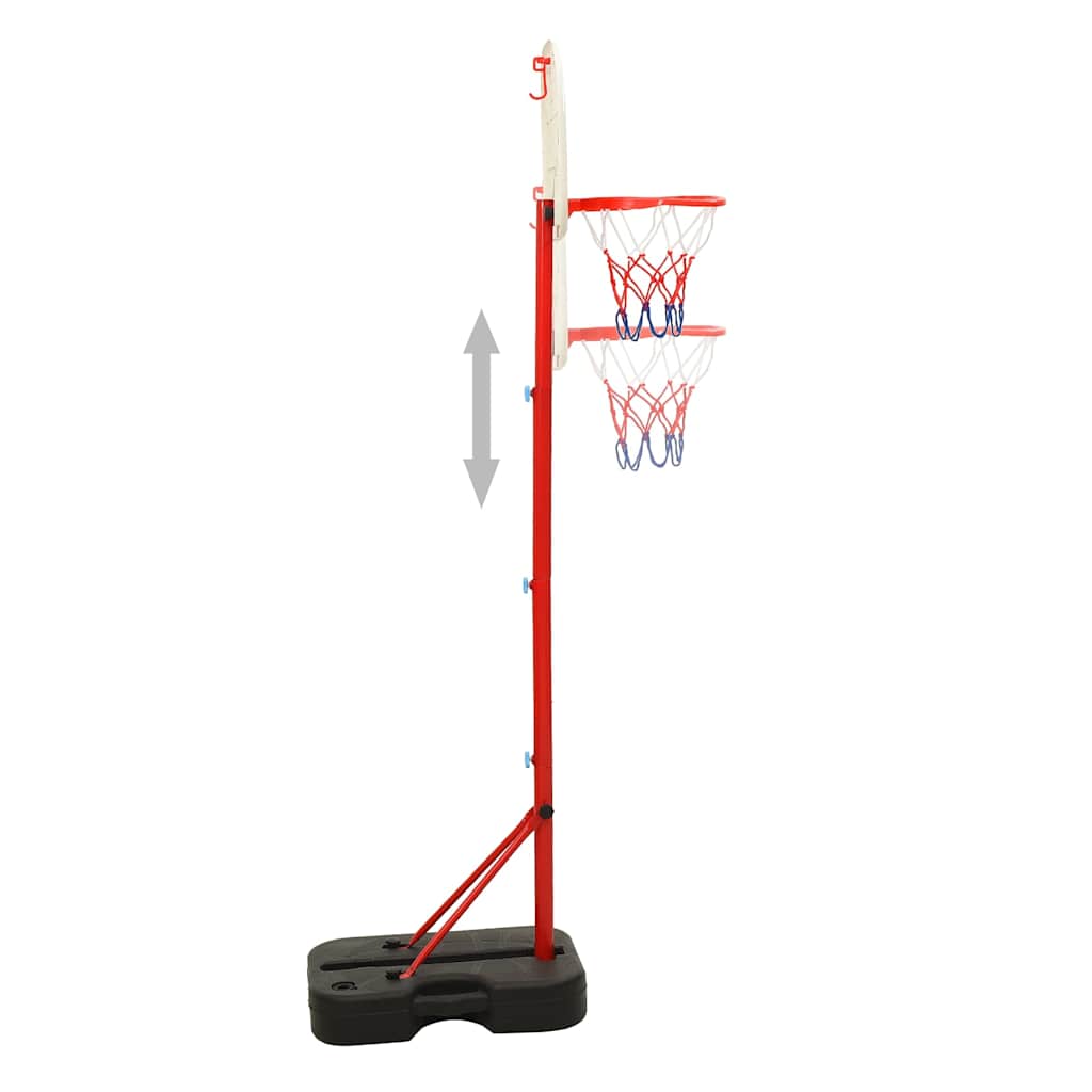 Vidaxl Conjunto de baloncesto portátil ajustable 138.5-166 cm