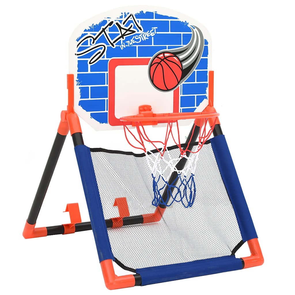Vidaxl Basket's Basketball Set Multifunzionali terreno e muro
