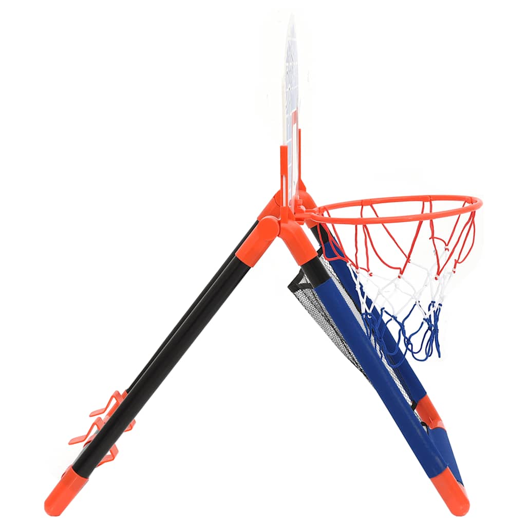 Vidaxl Basket's Basketball Set Multifunzionali terreno e muro