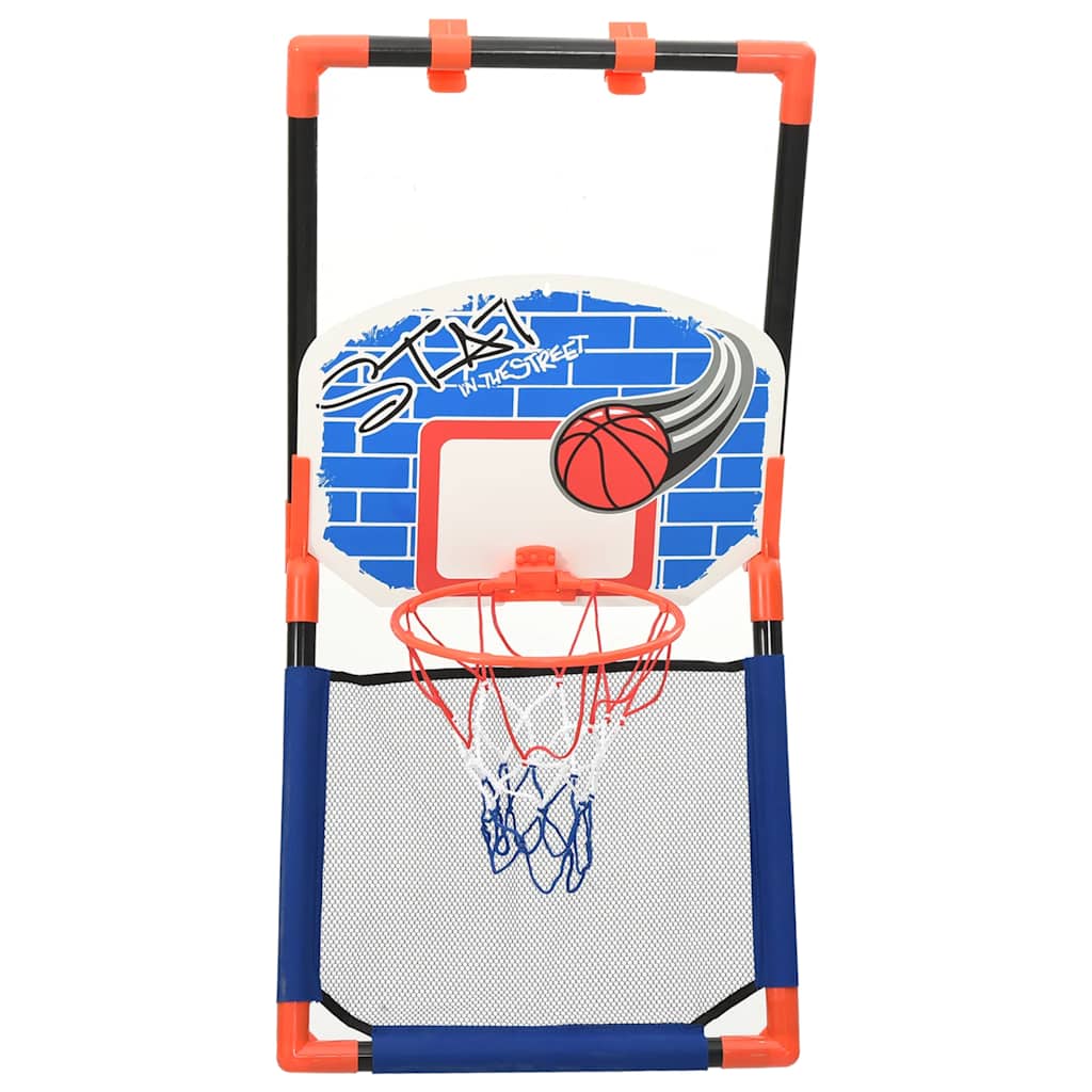 Vidaxl Basket's Basketball Set Multifunzionali terreno e muro
