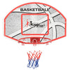 Vidaxl 5-delige basketbalset wandmontage 66x44,5 cm