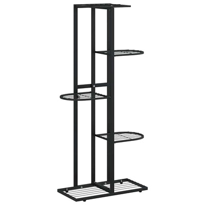 Vidaxl Flower Standard con 5 strati 43x22x98 cm di metallo nero