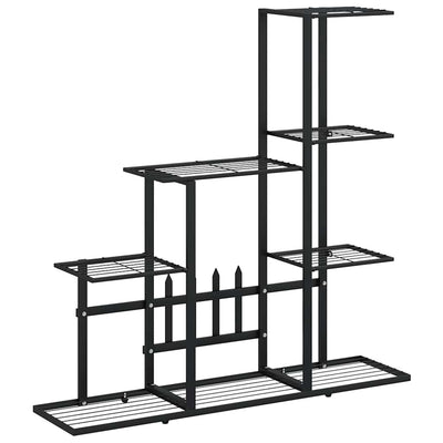Vidaxl Flower Standard 94.5x25x88 cm metallo nero