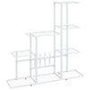 Vidaxl Flower Standard 94.5x25x88 cm metallo bianco