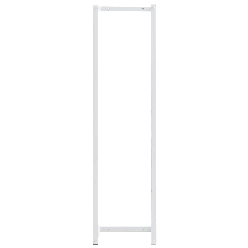 Vidaxl Rack de toalla 25x20x95 cm de acero blanco