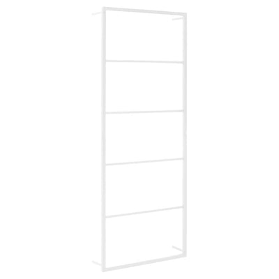 Vidaxl handdoekenrek wit 45x10x115 cm staal