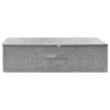 Caja de almacenamiento de Vidaxl 70x40x18 CM Fabric Gray
