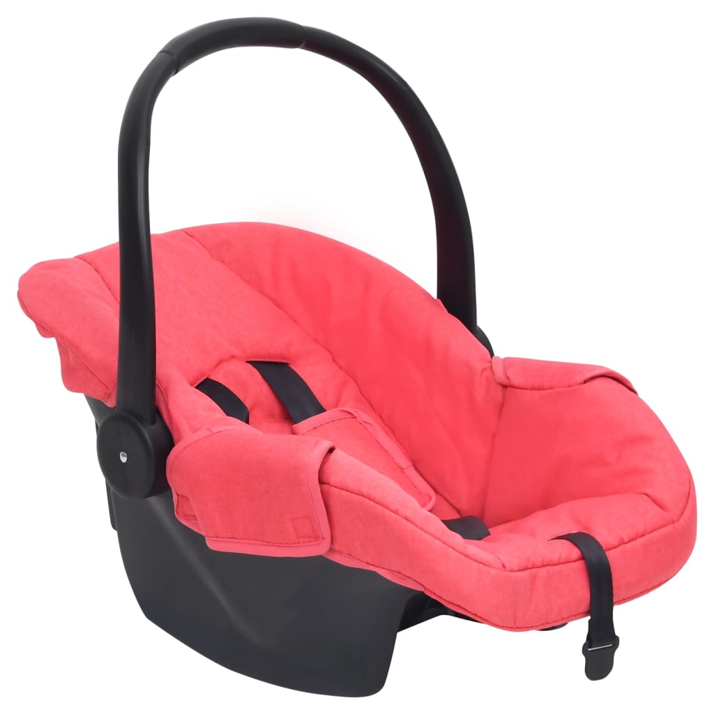 VIDAXL BABY AUTO SEDILE 42x65x57 cm rosso