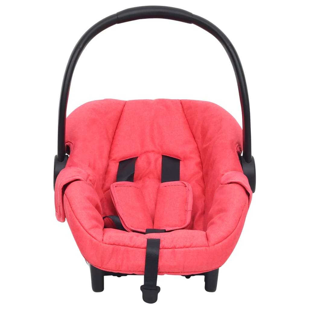 VIDAXL BABY AUTO SEDILE 42x65x57 cm rosso