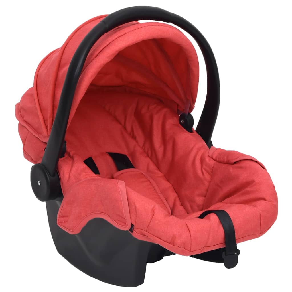 VIDAXL BABY AUTO SEDILE 42x65x57 cm rosso