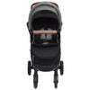 Vidaxl kinderwagen 2-in-1 staal lichtgrijs