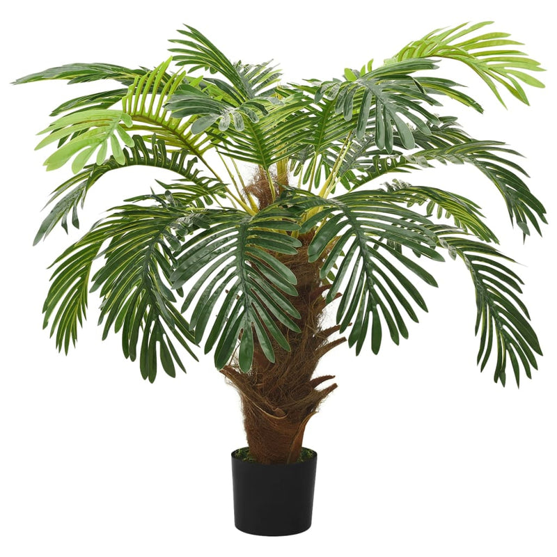 Planta artificial Vidaxl con cicaspalmo de maceta 90 cm verde