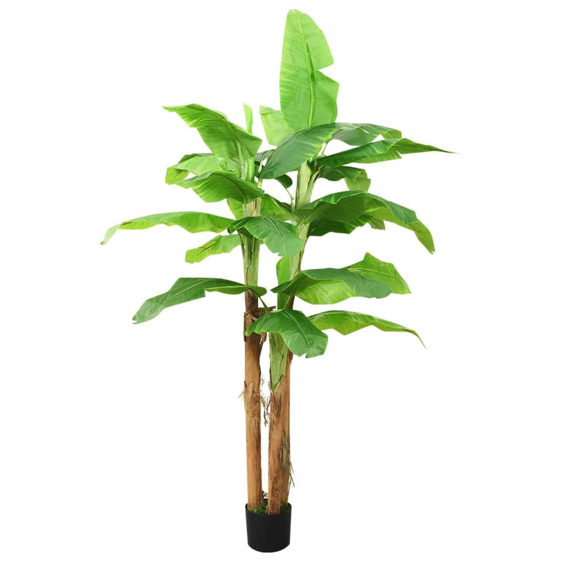 Albero artificiale Vidaxl con pentola di banana 300 cm verde