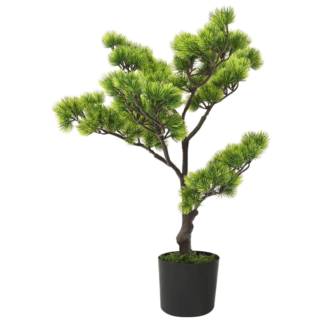 Vidaxl Plant artificiale con pentola pinus bonsai 60 cm verde