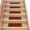 VIDAXL 15 PEDALA PEDALA TATTO ADESTIVE ROSSO ROSSO ROSSO 60X25 CM