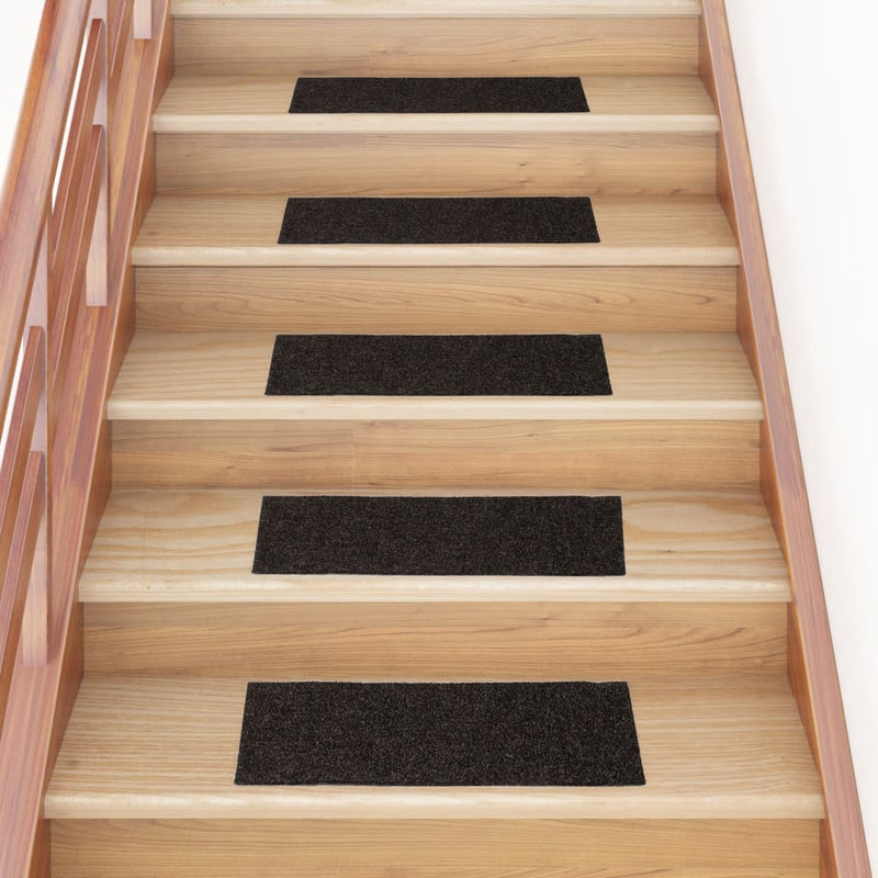 Vidaxl 15 esteras de pedal de Vidaxl autoadhesivo rectangular 60x25 cm marrón