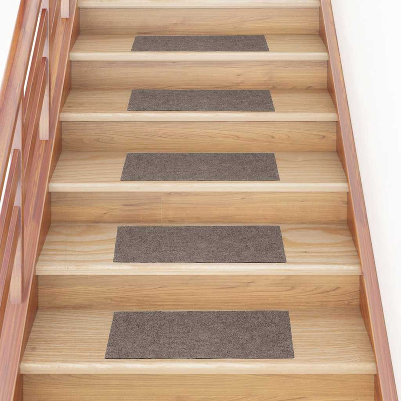 Vidaxl 15 esteras de pedal de Vidaxl autoadhesivo rectangular 60x25 cm de crema -colocada