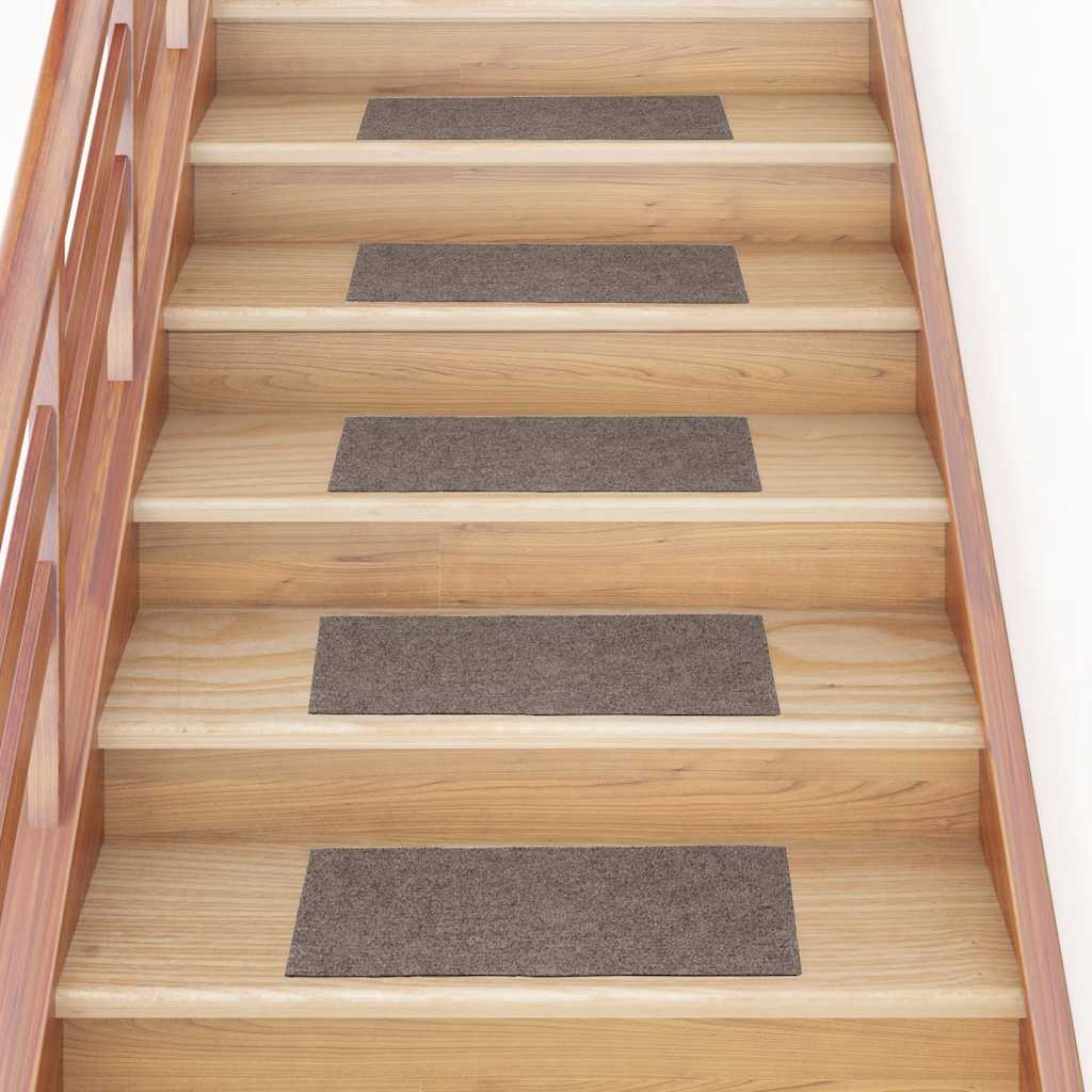Vidaxl 15 esteras de pedal de Vidaxl autoadhesivo rectangular 60x25 cm de crema -colocada