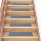 Vidaxl 15 esteras de pedal de Vidaxl autoadhesivo rectangular 76x20 cm gris claro