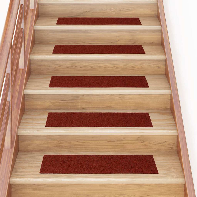 VIDAXL 15 ST PEDALA MATTO AUDSIVE ROSSO ROSSO ROSSO 76X20 CM