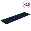 Vidaxl 15 esteras de pedal de Vidaxl autoadhesivo rectangular 76x20 cm azul
