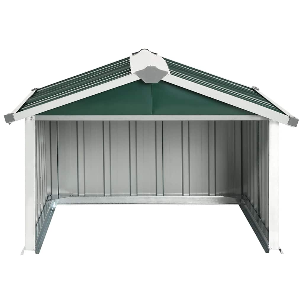 Copertura Vidaxl per tosaerba robotica 92x97x63 cm in acciaio verde