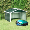 Copertura Vidaxl per tosaerba robotica 92x97x63 cm in acciaio verde