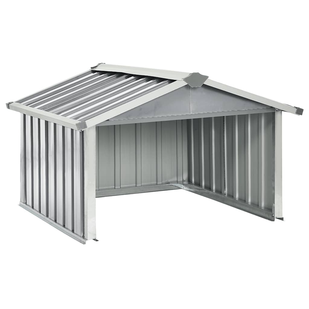 Copertura Vidaxl per tosaerba robotica 92x97x63 cm in acciaio grigio