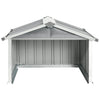 Copertura Vidaxl per tosaerba robotica 92x97x63 cm in acciaio grigio