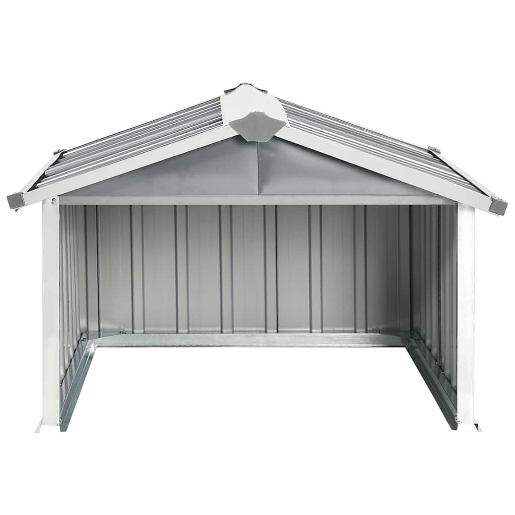 Copertura Vidaxl per tosaerba robotica 92x97x63 cm in acciaio grigio