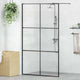Vidaxl Walk-In Shower Mall 115x195 cm ESG-Glas transparente y negro
