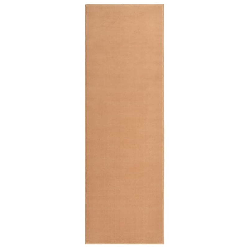 Vidaxl tapijtloper 80x250 cm bcf beige