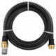 Vidaxl Sucking Manguera con acoplamientos de latón 1.1 '' 25 M PVC Negro