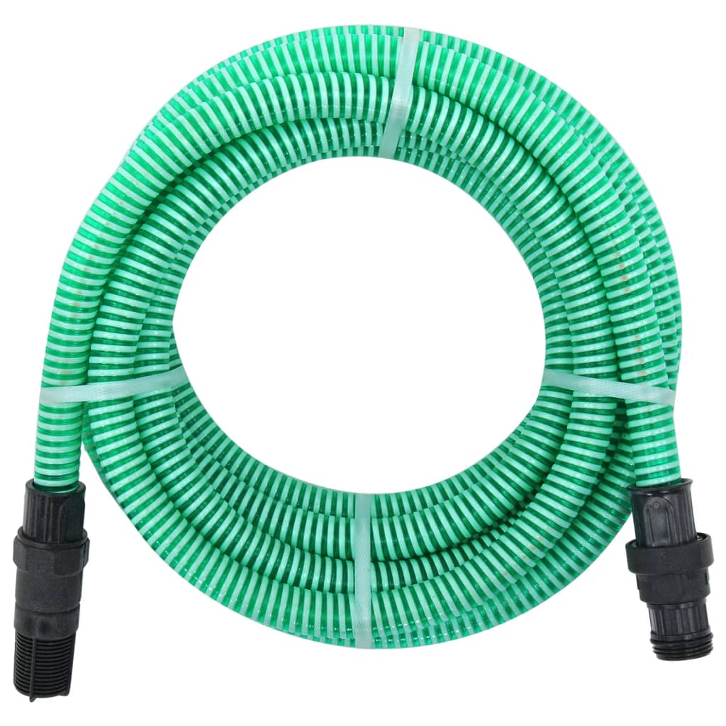 Vidaxl Sucking Manguera con acoplamientos PVC 1.1 '' '4 M PVC Green