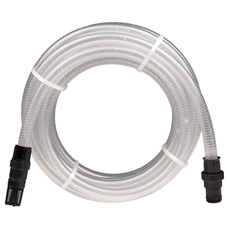 Manguera de aspiración vidaxxl con racores de PVC 1,1'' 10 m PVC transparente