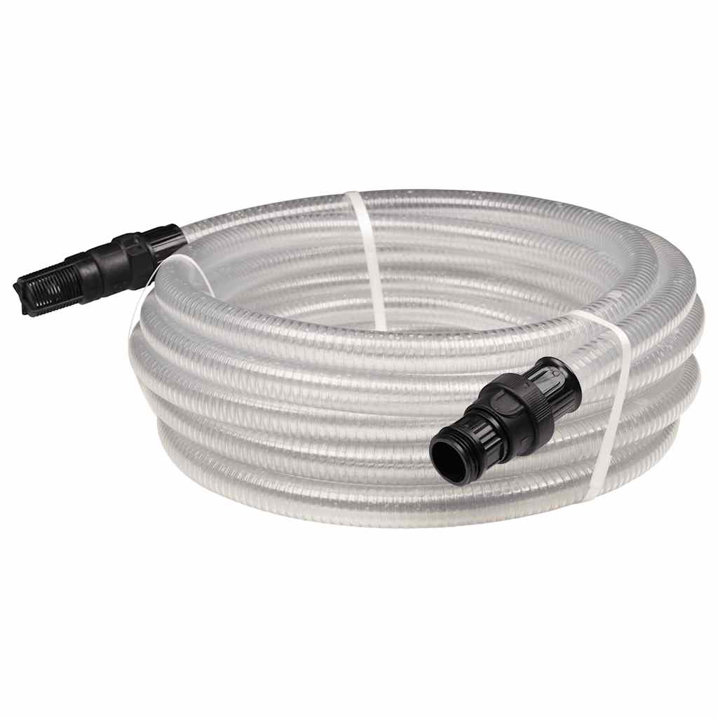 Manguera de aspiración vidaxxl con racores de PVC 1,1'' 10 m PVC transparente