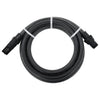 Vidaxl Sucking Manguera con acoplamientos PVC 1.1 '' '4 M PVC Negro