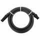 Tubo aspirazione Vidaxl con raccordi in PVC 1,1'' 7 m PVC nero