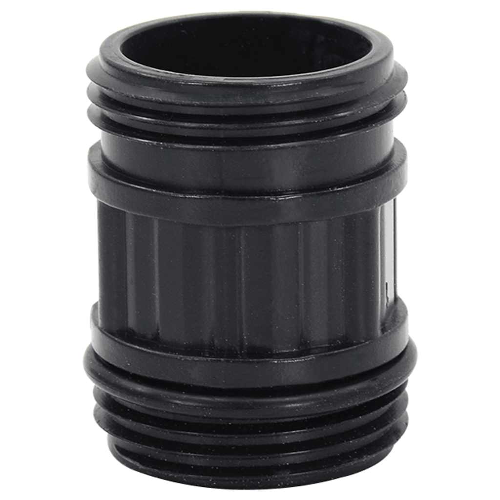 Tubo aspirazione Vidaxl con raccordi in PVC 1,1'' 7 m PVC nero