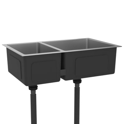 Acero inoxidable de vidaxl fregadero