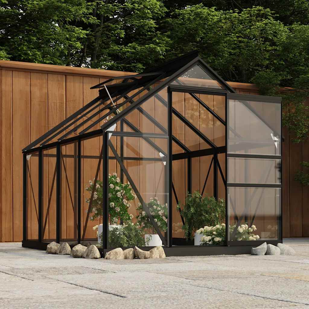 VidaXL vidrio de repuesto para invernadero de jardín 16 piezas vidrio templado