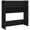 Gabinete de zapatos de pared de Vidaxl 60x18x60 cm de madera propiedad de negro