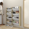 Vidaxl wandschoenenkasten 4 st 60x18x60 cm hout wit sonoma eiken