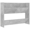 Gabinete de zapatos de pared Vidaxl 80x18x60 cm Precio de concreto de madera editado