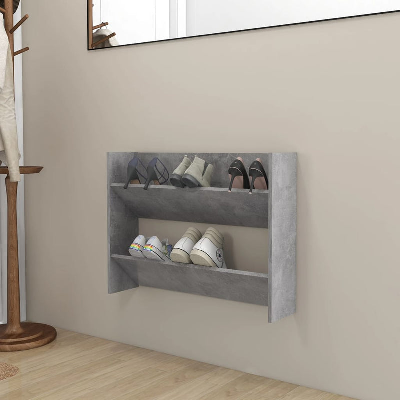 Vidaxl Wall Shoe Armadiet 80x18x60 cm Prezzo in legno a modifica