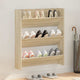 Gabinete de zapato de pared de Vidaxl 80x18x90 cm de madera propiedad de Oak de madera de madera propiedad