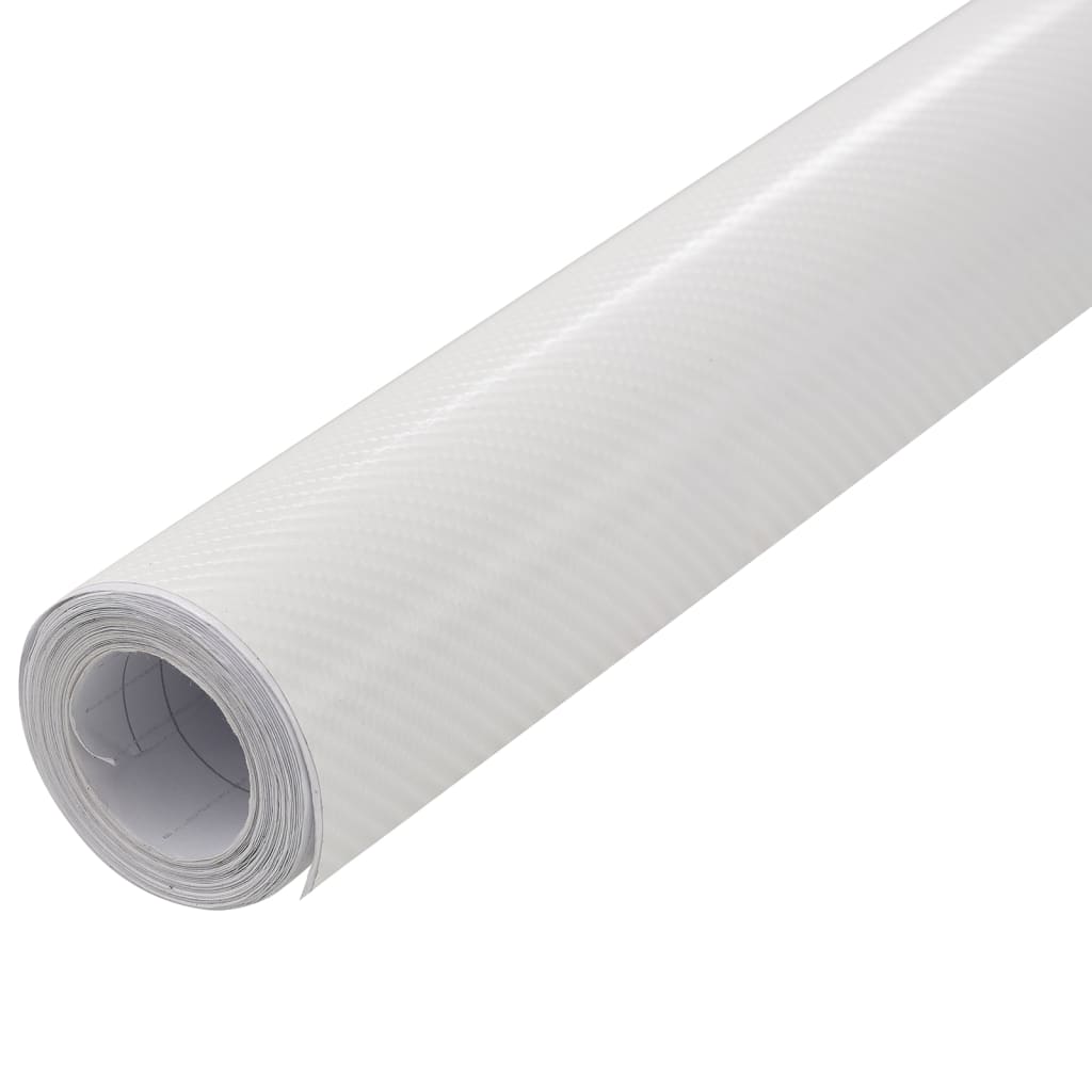 Vidaxl 2 St Autofolie 4D 100x150 cm + 50x150 cm bianco