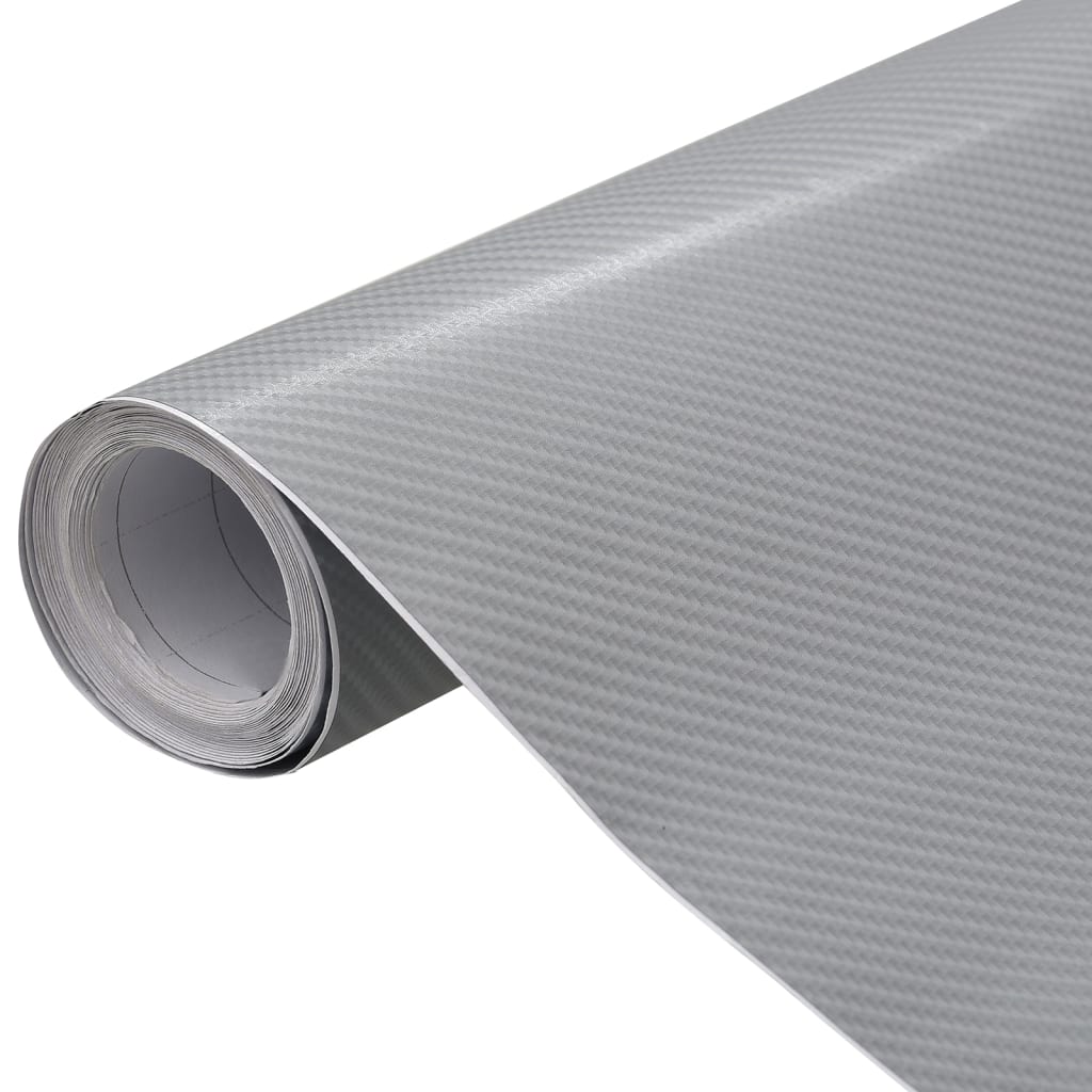 Vidaxx 2 pezzi di pellicola per auto 4d 100x150 cm color argento