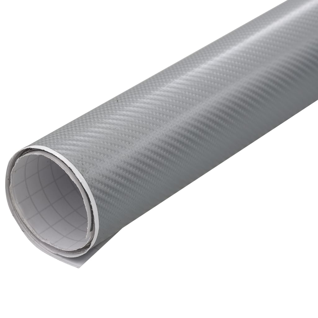 Vidaxx 2 pezzi di pellicola per auto 4d 100x150 cm color argento